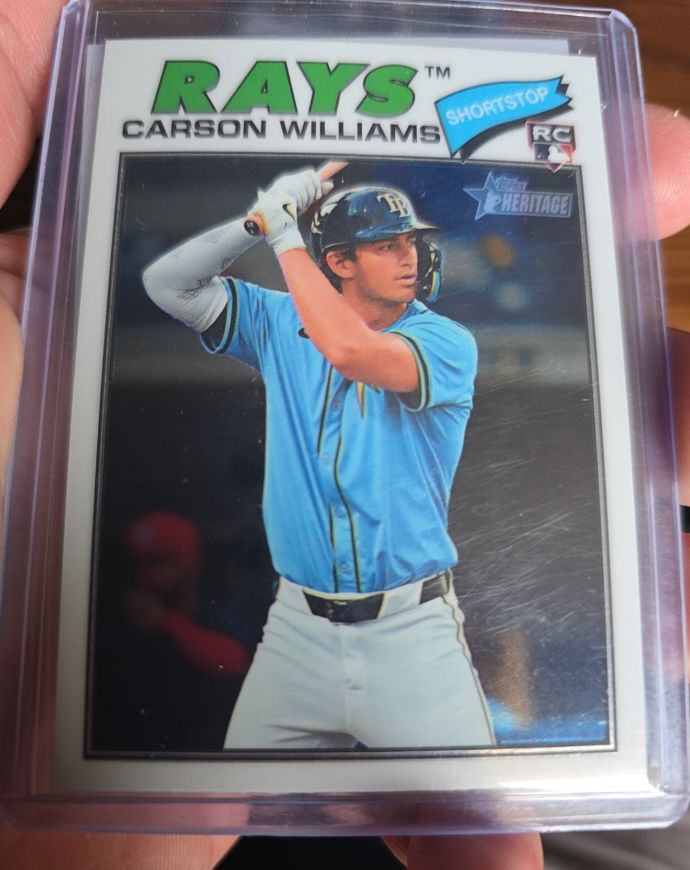 2026 Topps Heritage #161 Carson Williams — front