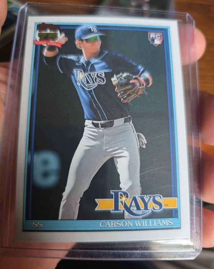 2026 Topps Series 1 #T91-38 Carson Williams — front