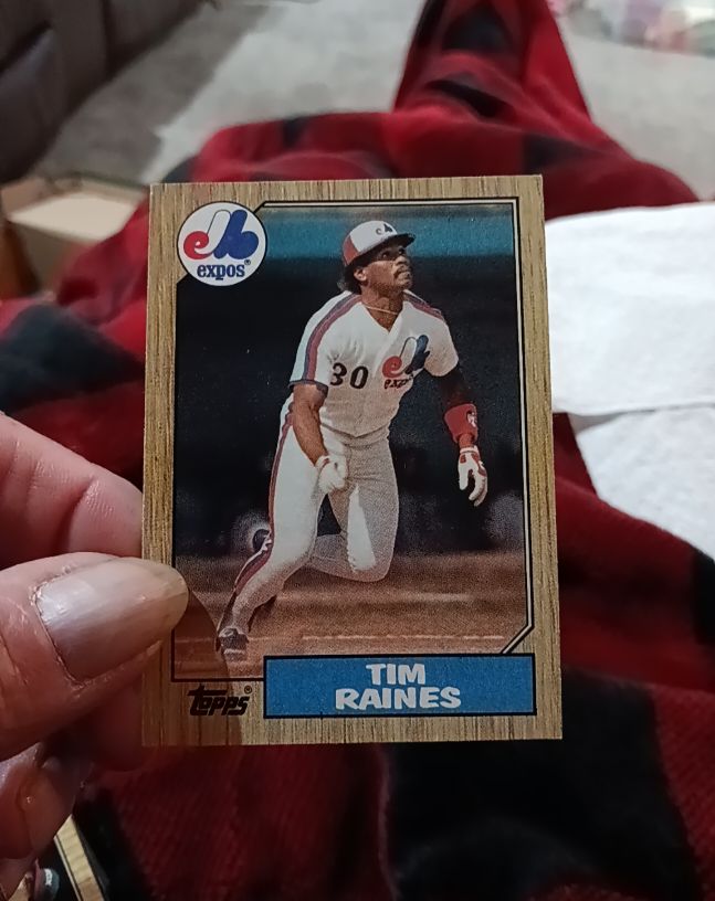 1987 Topps #30 Tim Raines — front