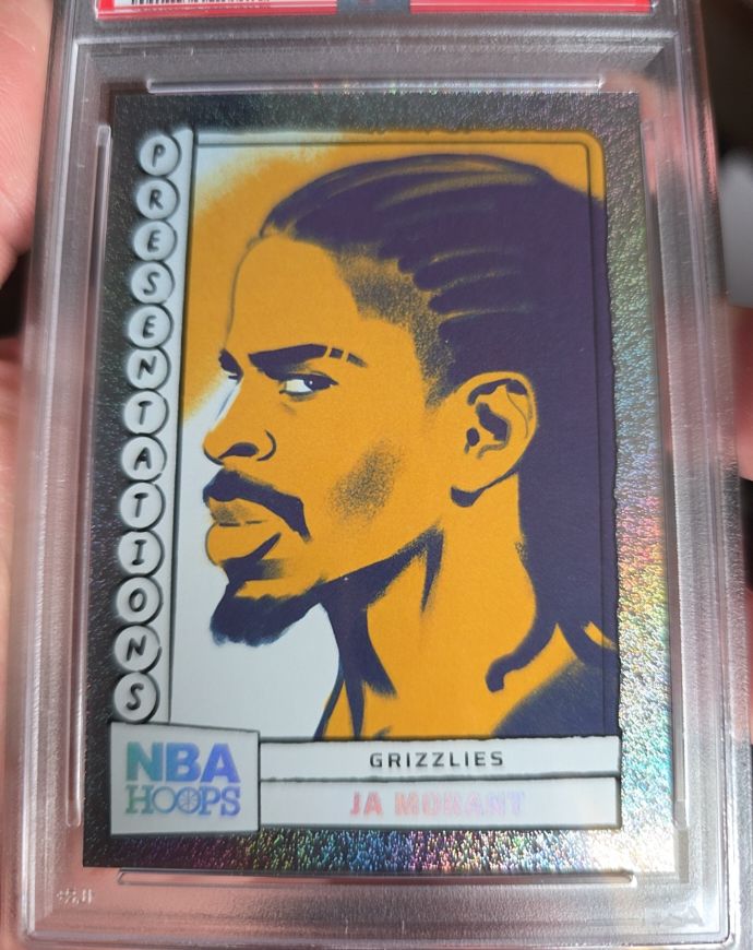 2023-24 Panini NBA Hoops #5 Ja Morant Presentations — front