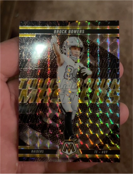 2025 Panini Mosaic Touchdown Masters #2 Brock Bowers — front