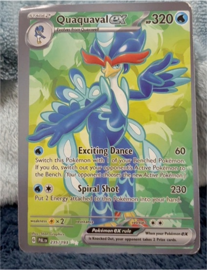 2023 Pokémon #235 Quaquaval ex — front