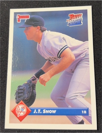 1993 Donruss #110 J.T. Snow — front