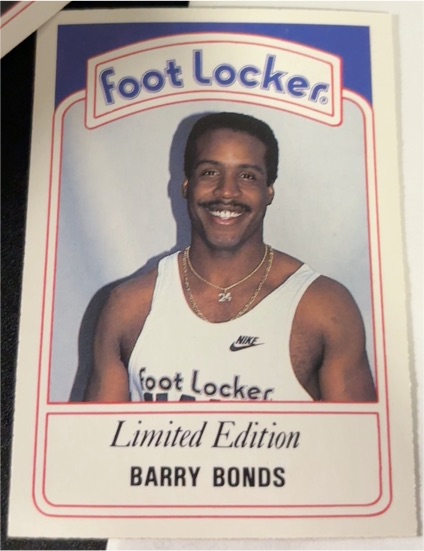 1991 Foot Locker Slam Fest #3 Barry Bonds — front