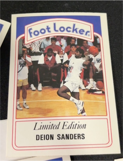 1991 Foot Locker Slam Fest #6 Deion Sanders — front