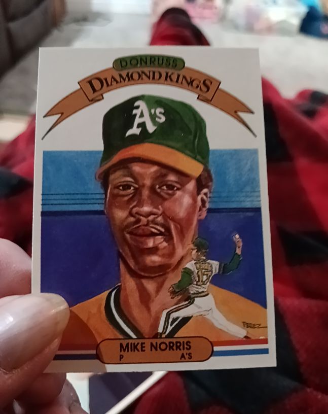 1982 Donruss Diamond Kings #19 Mike Norris — front