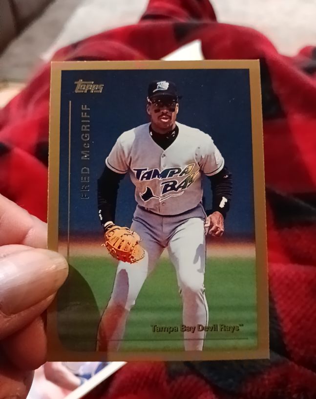 1999 Topps #139 Fred McGriff Tampa Bay Devil Rays — front
