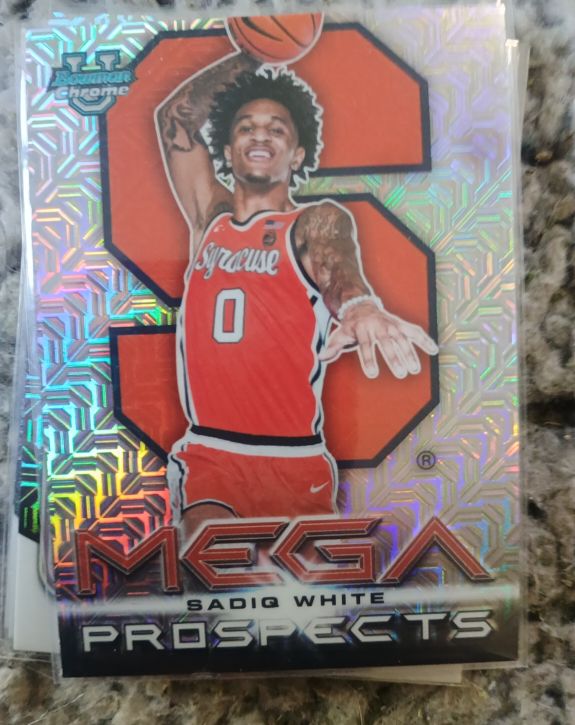 2025-26 Bowman Chrome Mega Prospects #MP-16 Sadiq White — front