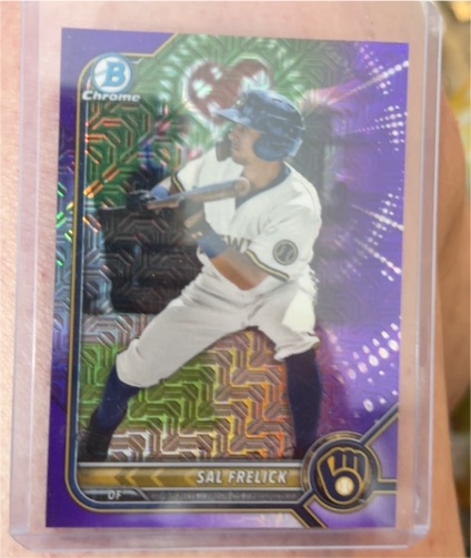 2022 Bowman Chrome #BCP-250 Sal Frelick — front