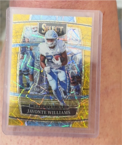 2022 Panini Select Draft Picks #64 Javonte Williams — front