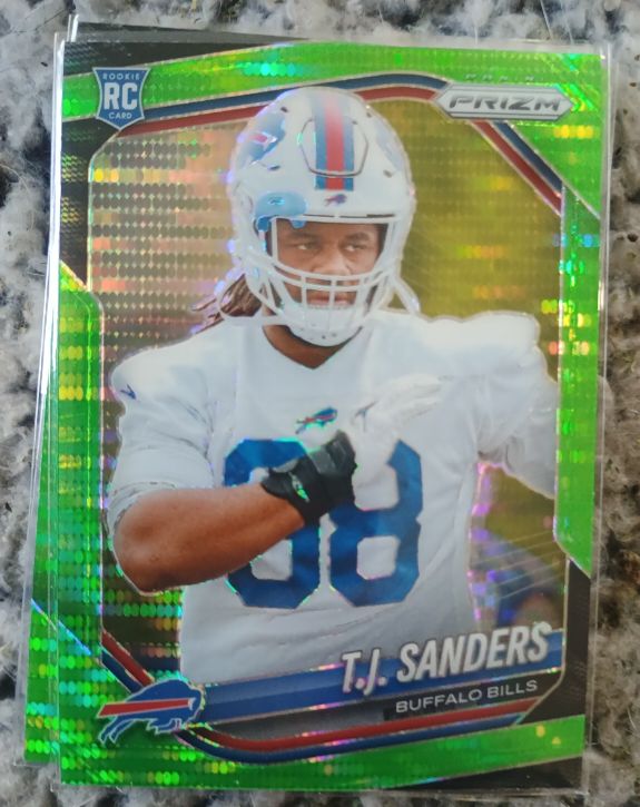 2025 Panini Prizm #338 T.J. Sanders — front