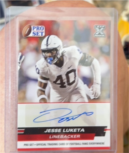 2022 Leaf Pro Set #PSA-JL1 Jesse Luketa — front