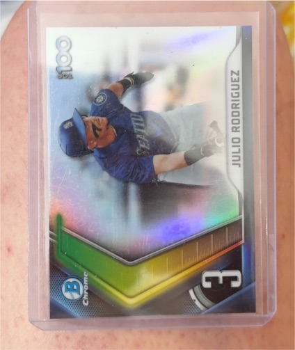 2022 Bowman Chrome Bowman Scouts Top 100 #BTP-3 Julio Rodriguez — front