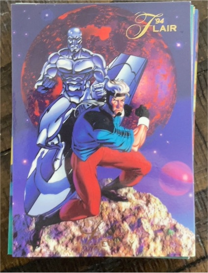 1994 Fleer Flair Marvel Annual Legacy #133 Silver Surfer — front