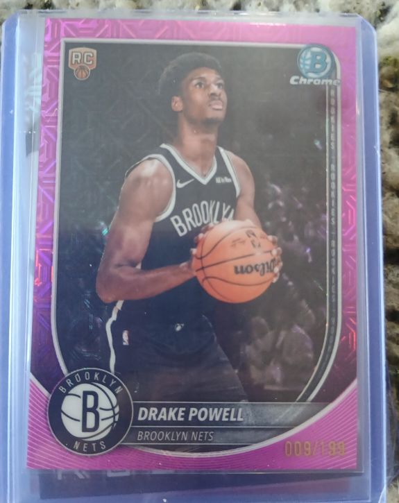 2025-26 Bowman Chrome #BCV-22 Drake Powell — front