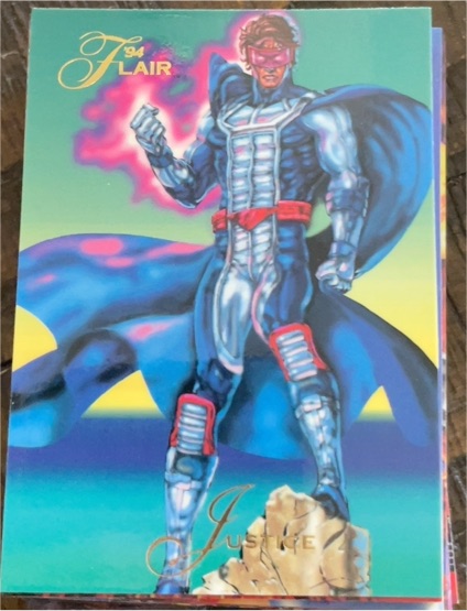 1994 Flair Marvel #134 Justice — front