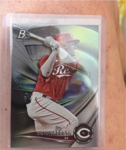 2022 Bowman Platinum #TOP-18 Victor Acosta — front