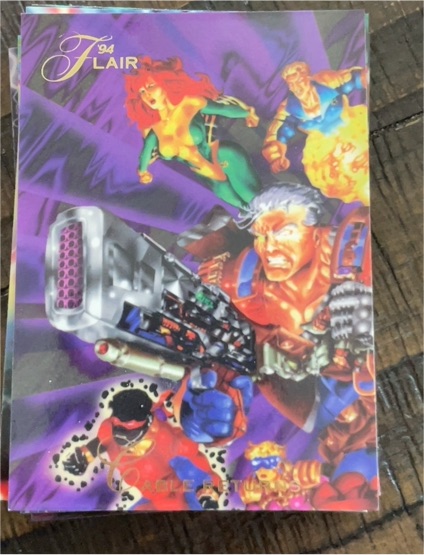 1994 Fleer Flair Marvel #112 Cable Returns — front