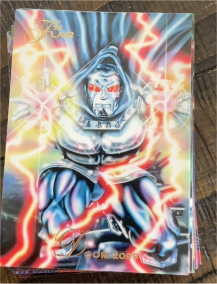 1994 Flair Marvel #99 Doom 2099 — front