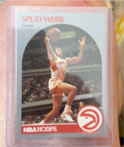 1990-91 NBA Hoops #35 Spud Webb — front