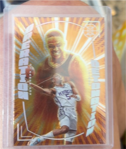 2021-22 Panini Illusions #28 De'Aaron Fox Operation Detonation — front