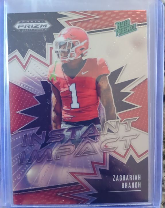 2025 Panini Prizm Draft Picks Instant Impact #II-ZBH Zachariah Branch — front