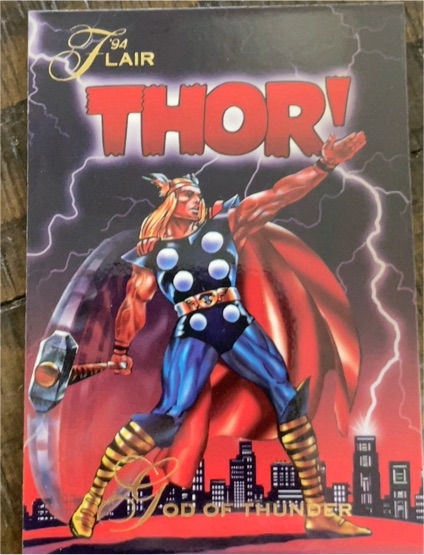 1994 Flair Marvel #4 Thor God of Thunder — front