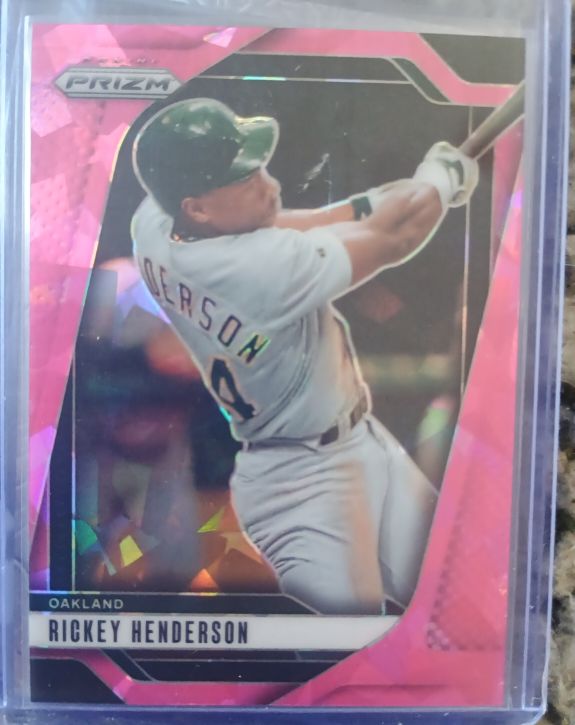 2025 Panini Prizm #230 Rickey Henderson — front