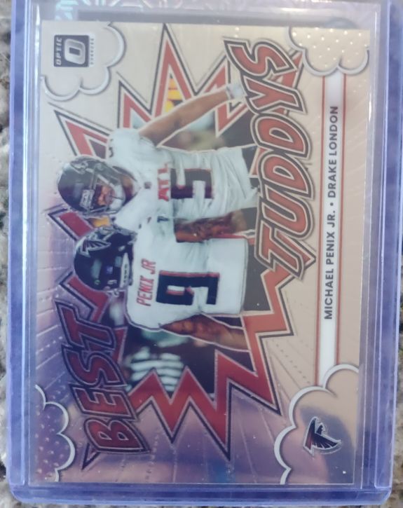 2025 Panini Donruss Optic #12 Michael Penix Jr. and Drake London Best Tuddys — front