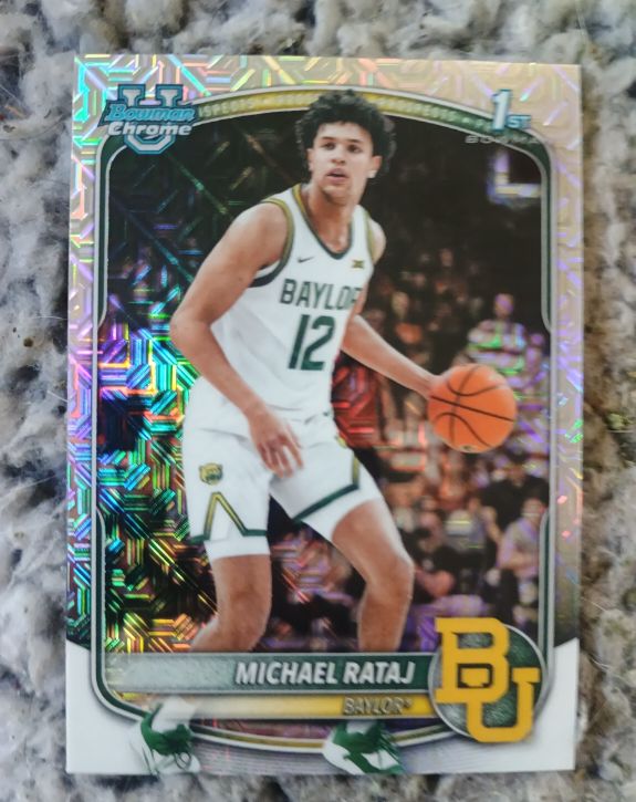 2025 Bowman Chrome #BCP-26 Michael Rataj — front