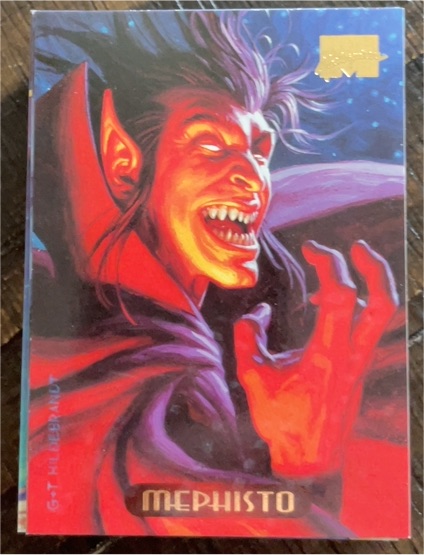 1994 Fleer Marvel Masterpieces #74 Mephisto — front