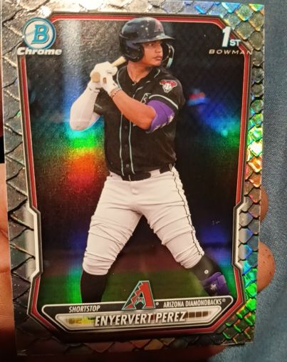 2026 Bowman Chrome #BCP-71 Enyervert Perez — front