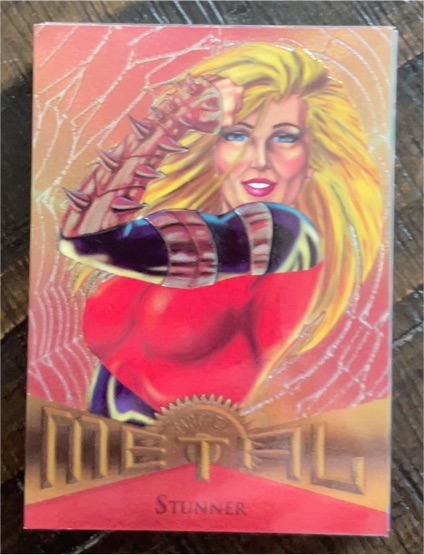 1995 Fleer Marvel Metal #79 Stunner — front