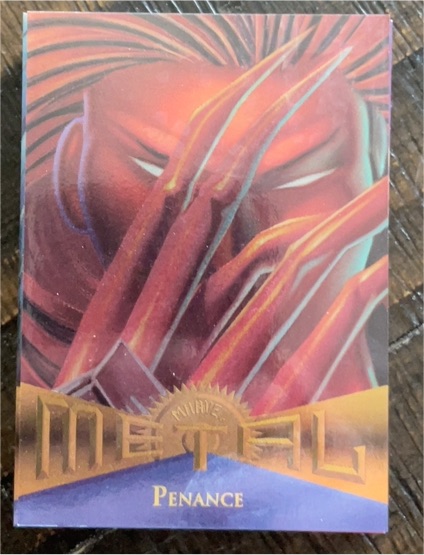 1995 Fleer Marvel Metal #109 Penance — front
