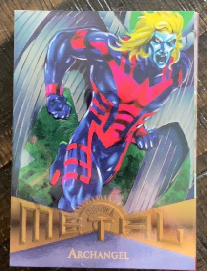 1995 Fleer Marvel Metal #83 Archangel — front