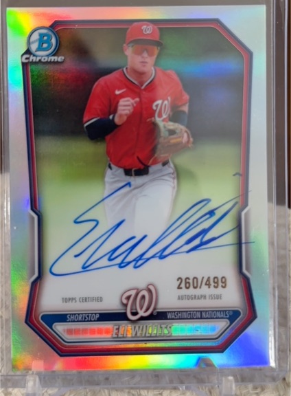 2026 Bowman Chrome #CPA-EW Eli Willits — front