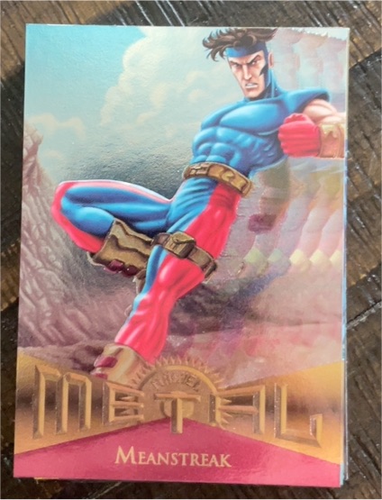 1995 Fleer Marvel Metal #49 Meanstreak — front