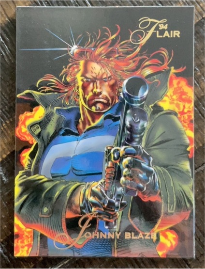 1994 Flair Marvel #81 Johnny Blaze — front