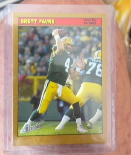 2005 Topps Bazooka Gold #4 Brett Favre — front