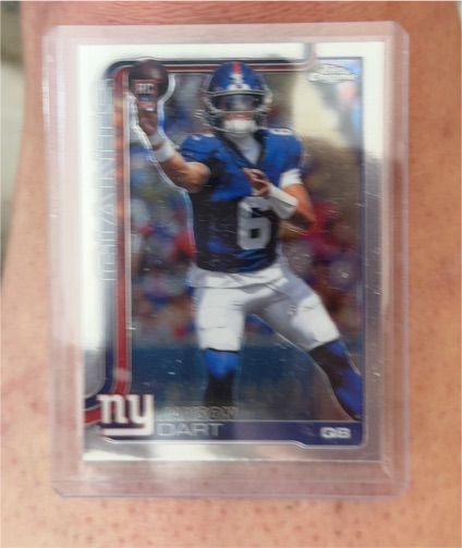 2025 Topps Chrome #306 Jaxson Dart — front