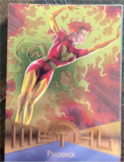 1995 Fleer Marvel Metal #110 Phoenix — front