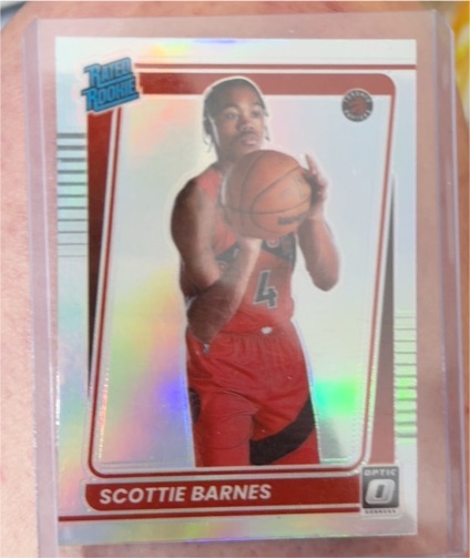 2021-22 Panini Donruss Optic #186 Scottie Barnes — front