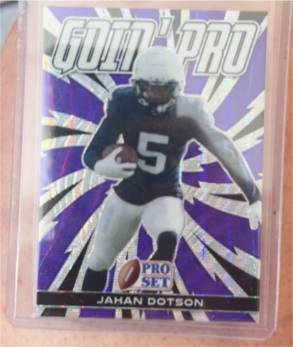 2022 Leaf Pro Set Goin' Pro #GP-JD1 Jahan Dotson — front