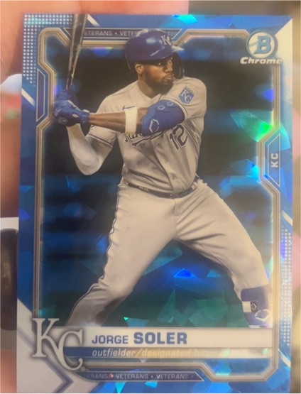 2021 Bowman Chrome Sapphire #47 Jorge Soler — front