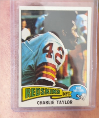 1975 Topps #20 Charlie Taylor — front