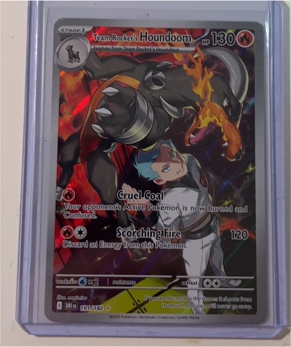 2023 Pokemon Sv10: Destined Rivals #191 Team Rocket's Houndoom — front