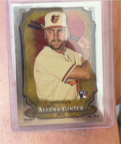 2024 Topps Allen & Ginter Chrome #28 Colton Cowser — front