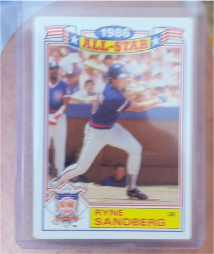 1987 Topps #3 Ryne Sandberg — front