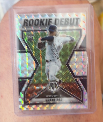 2022 Panini Mosaic Rookie Debut #RD-9 Shane Baz — front