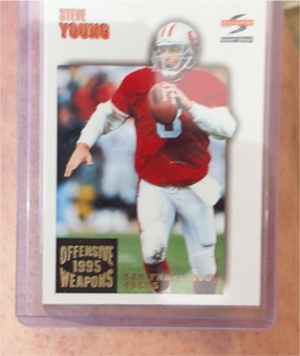 1995 Score Summit #179 Steve Young Offensive Weapons — front